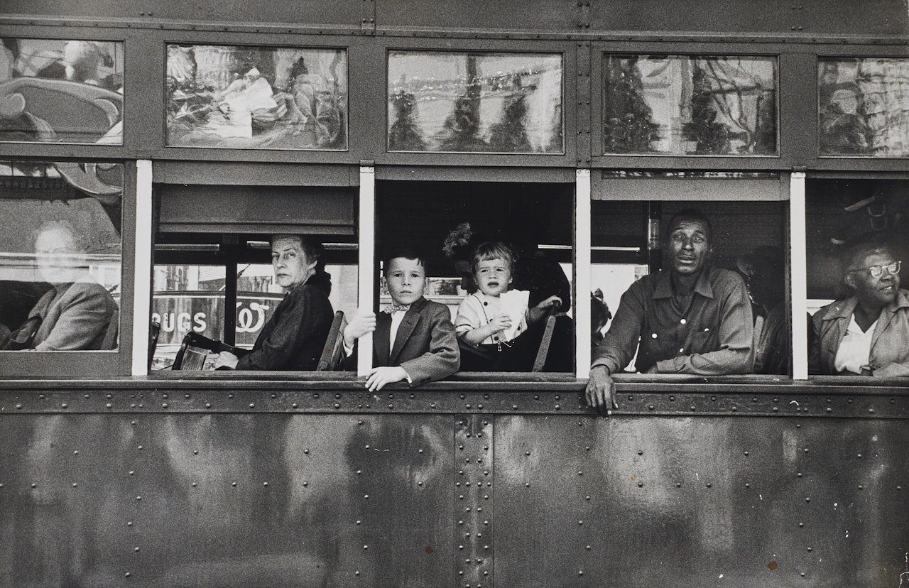 Trolley - New Orleans by Robert Frank