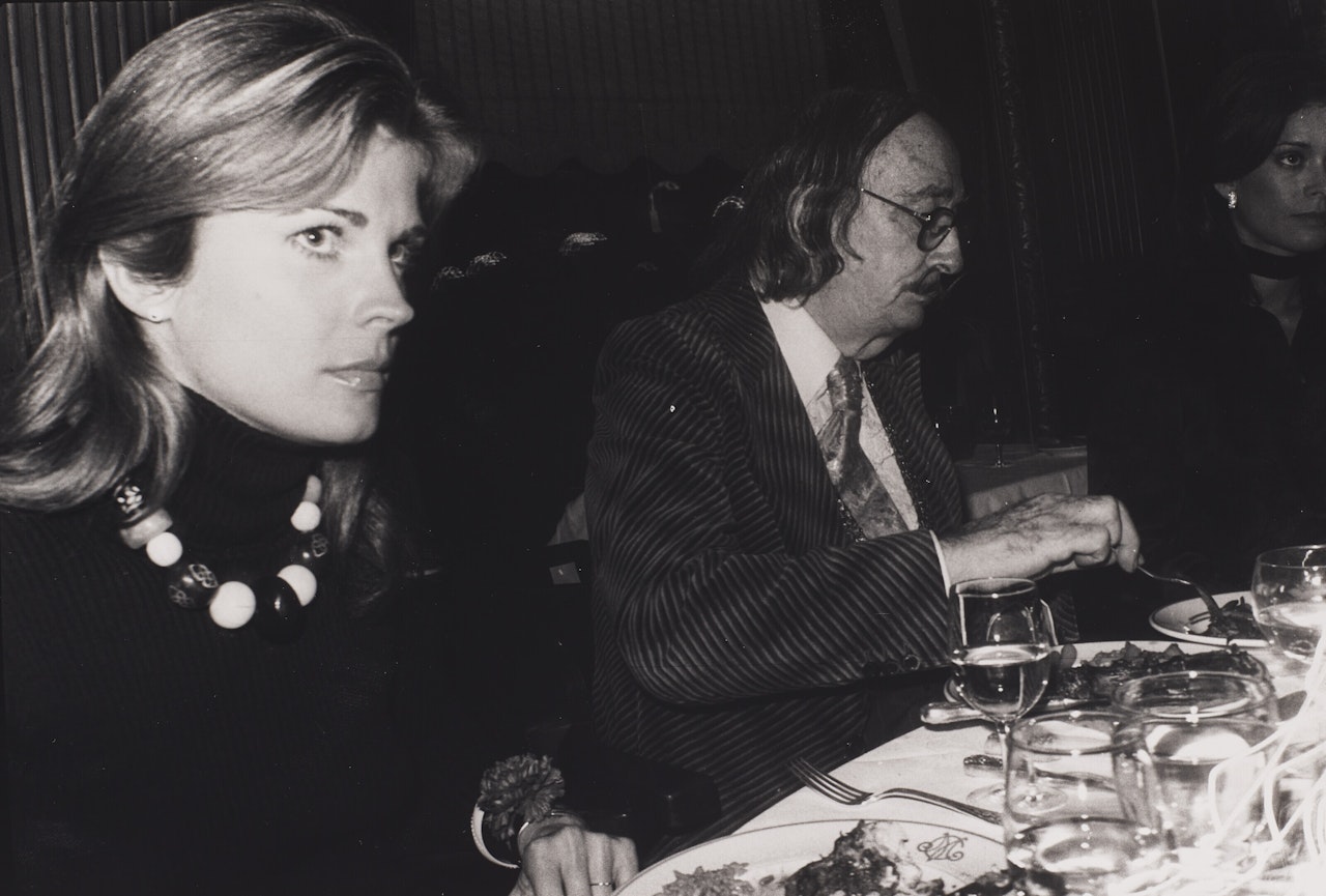 Salvador Dali & Candice Bergen by Andy Warhol