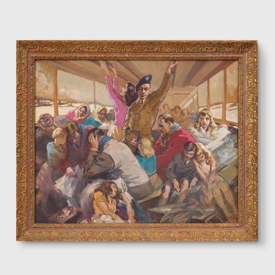 (War Time Travel) by Laura Knight