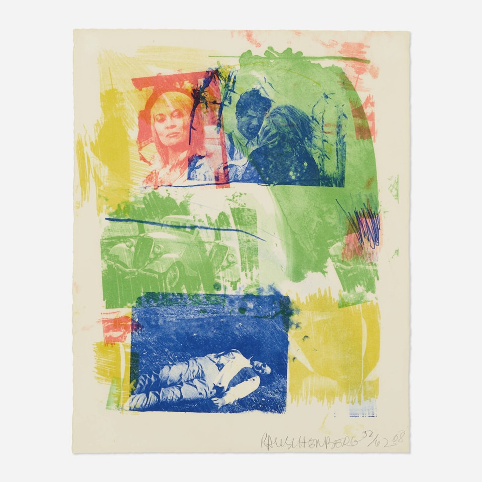 Storyline I (from the Reels (B+C) portfolio) by Robert Rauschenberg