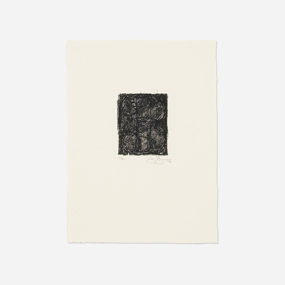 0 through 9 by Jasper Johns