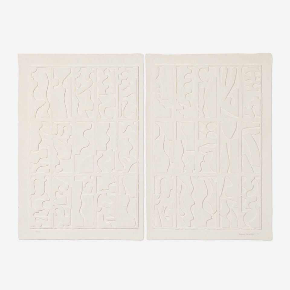 Morning Haze (diptych) by Louise Nevelson