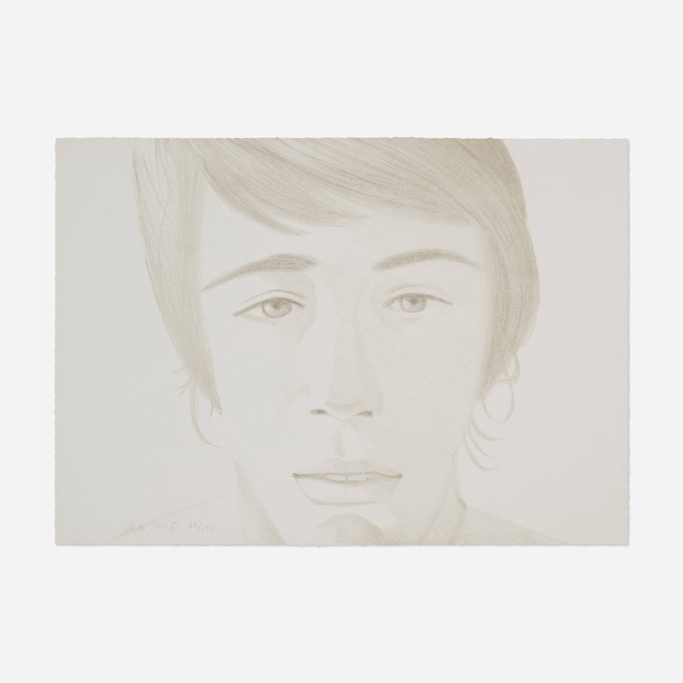 Vincent (from the Prints for Phoenix House portfolio) by Alex Katz