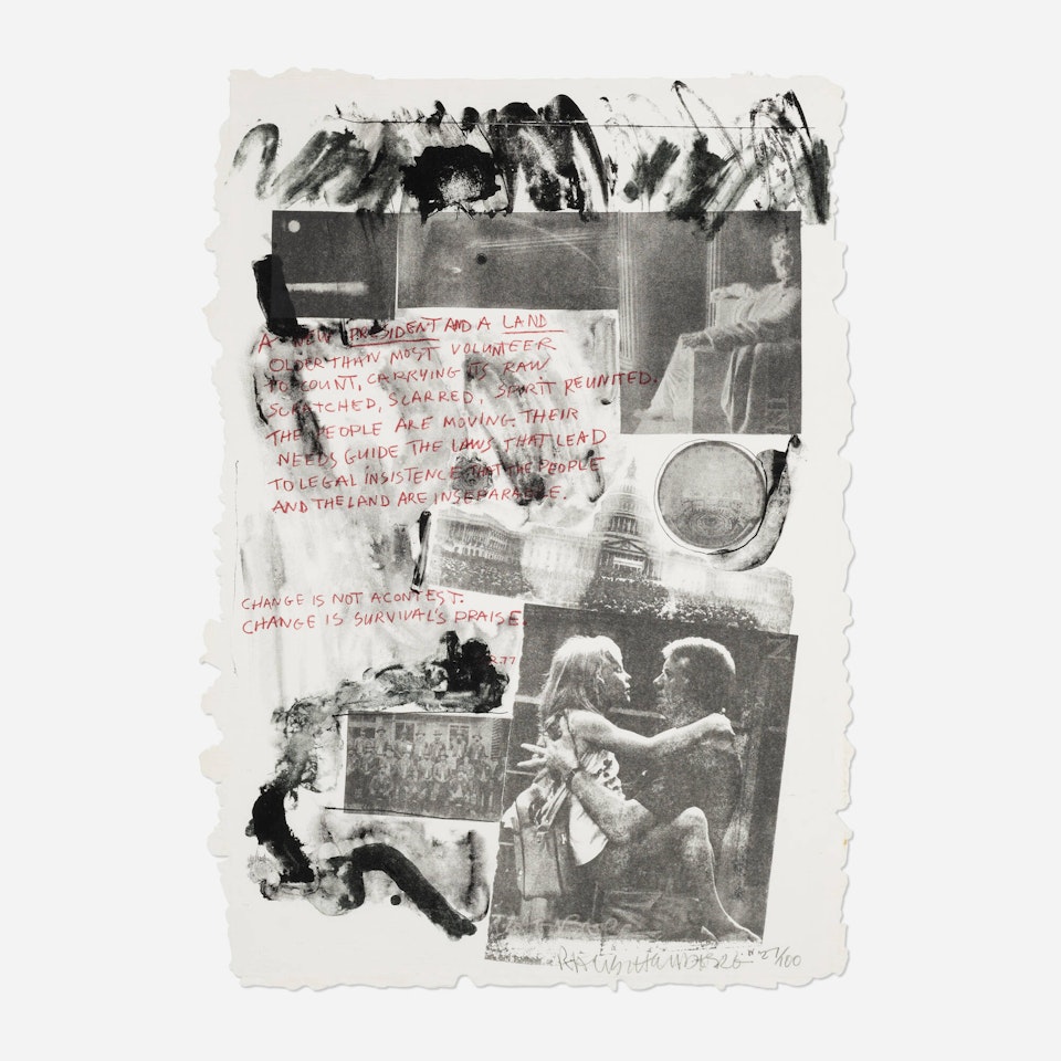 Untitled (from the Inaugural Impressions portfolio) by Robert Rauschenberg