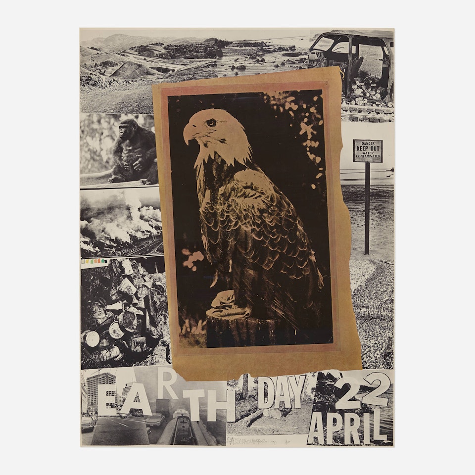 Earth Day poster by Robert Rauschenberg