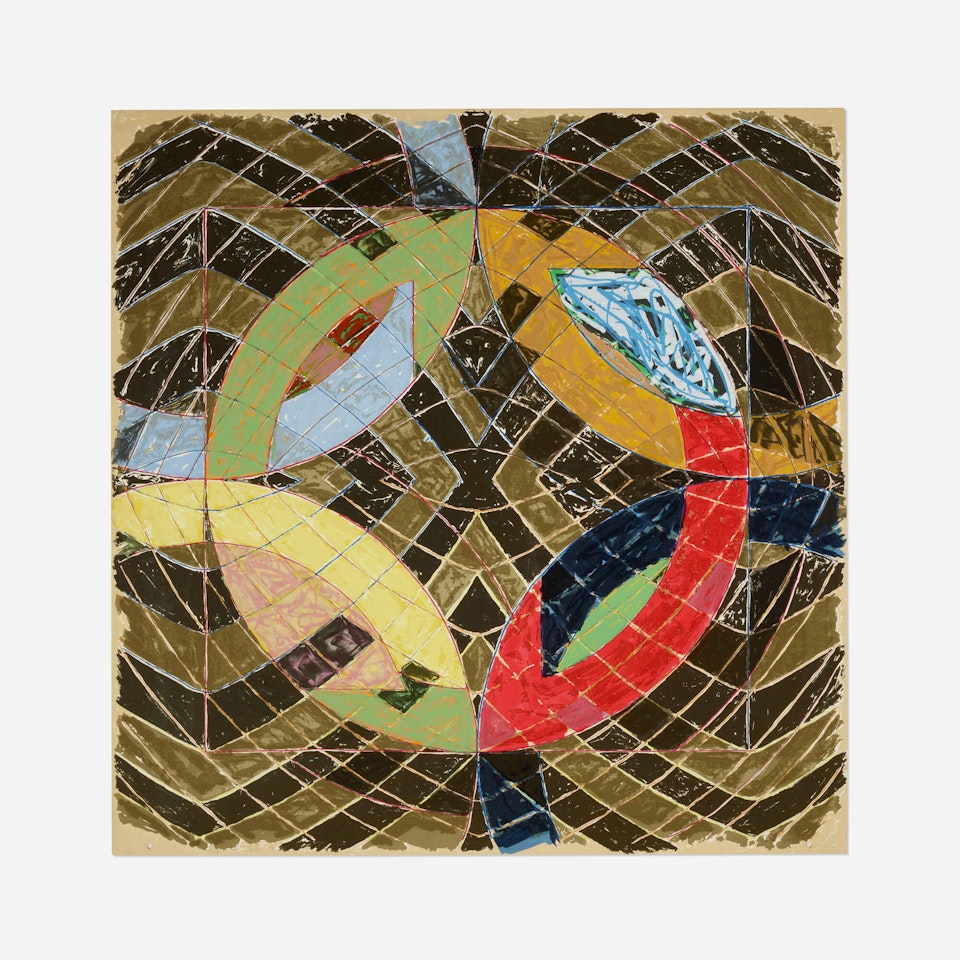Polar Co-Ordinates VI (from the Polar Co-Ordinates for Ronnie Peterson series) by Frank Stella
