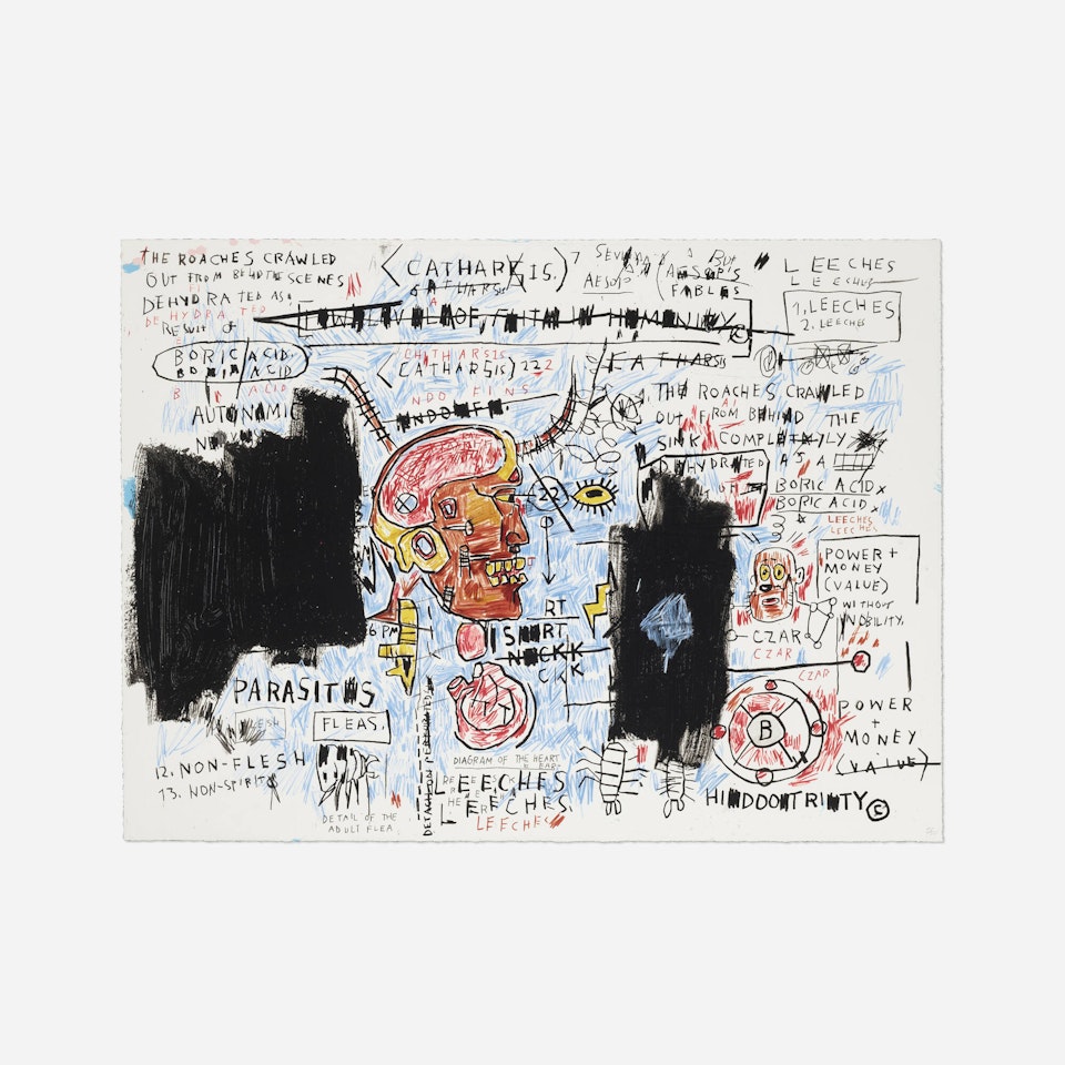 Leeches by After Jean-Michel Basquiat