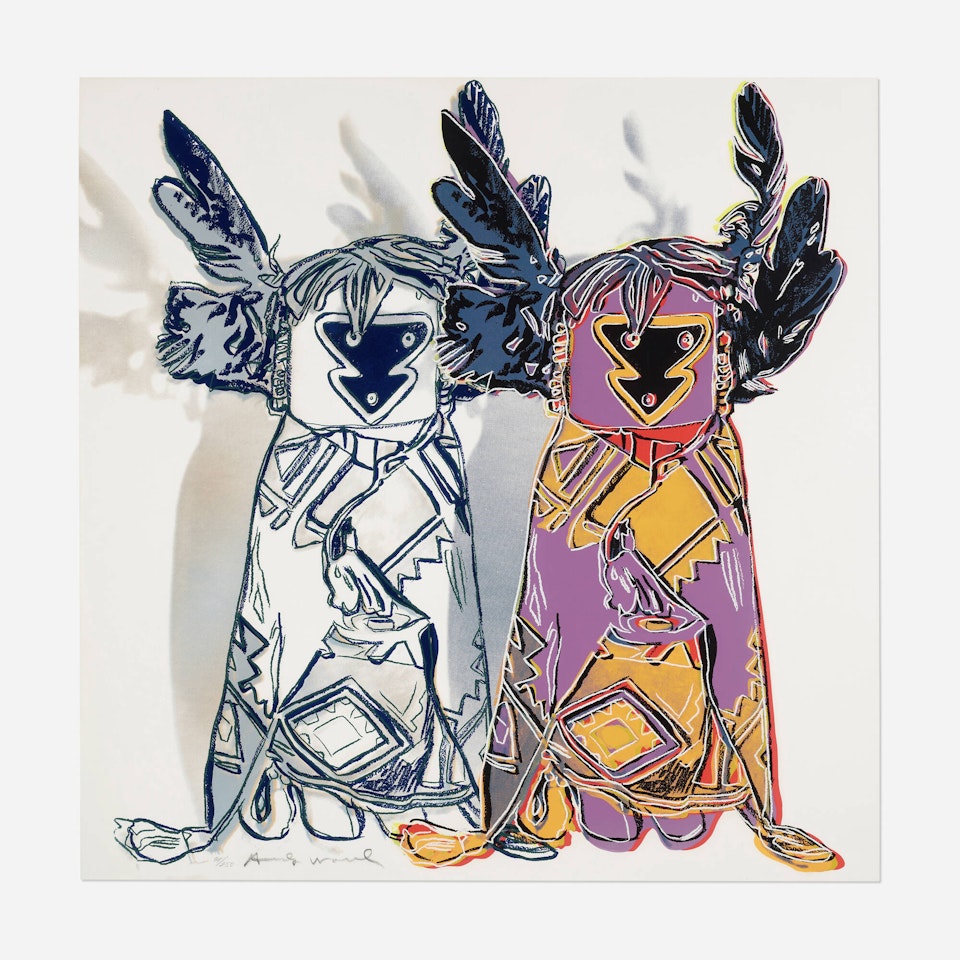 Kachina Dolls (from the Cowboys and Indians series) by Andy Warhol