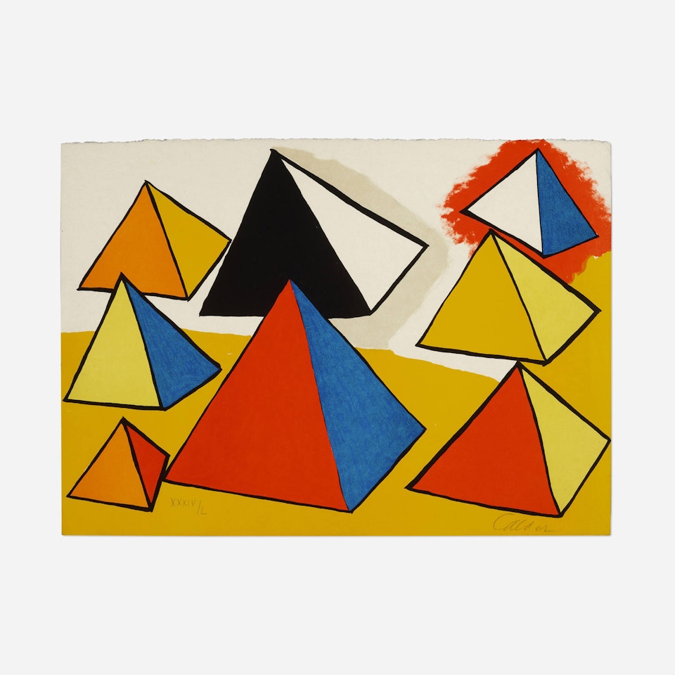 Untitled (from the La mémoire élémentaire portfolio) by Alexander Calder