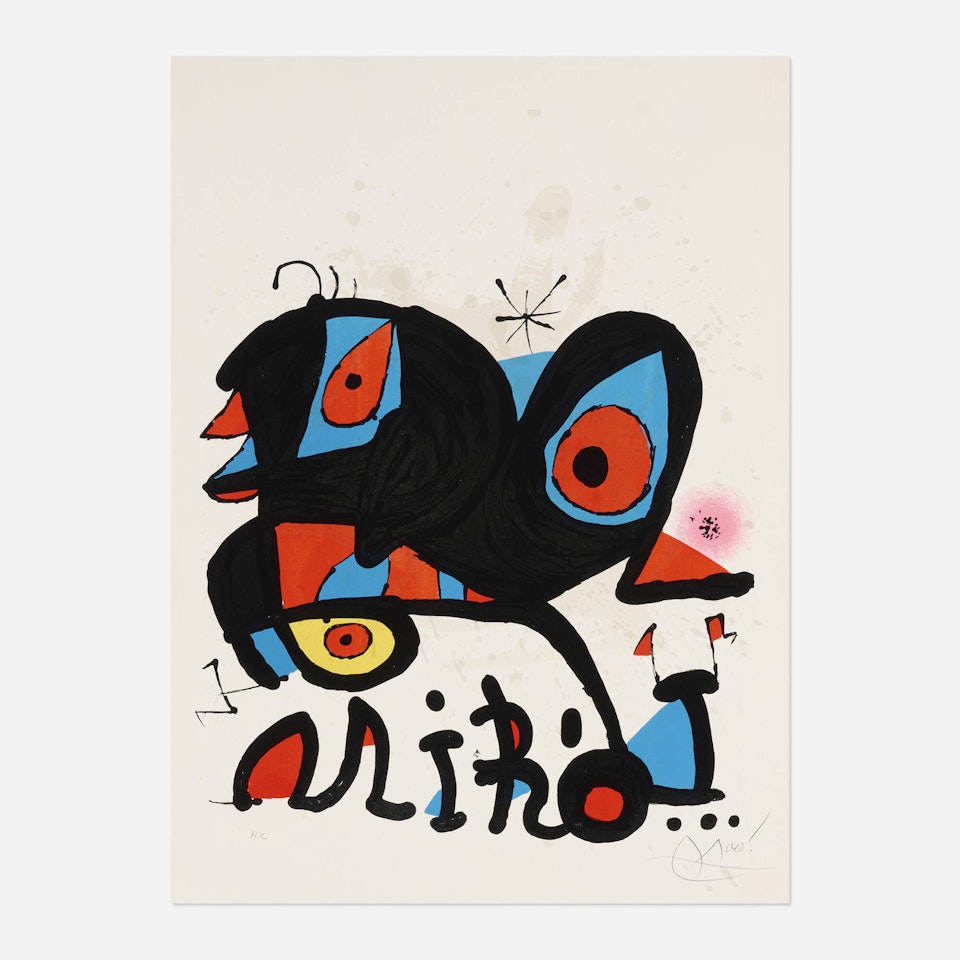Poster for Miró, Louisiana, Humlebæk by Joan Miró