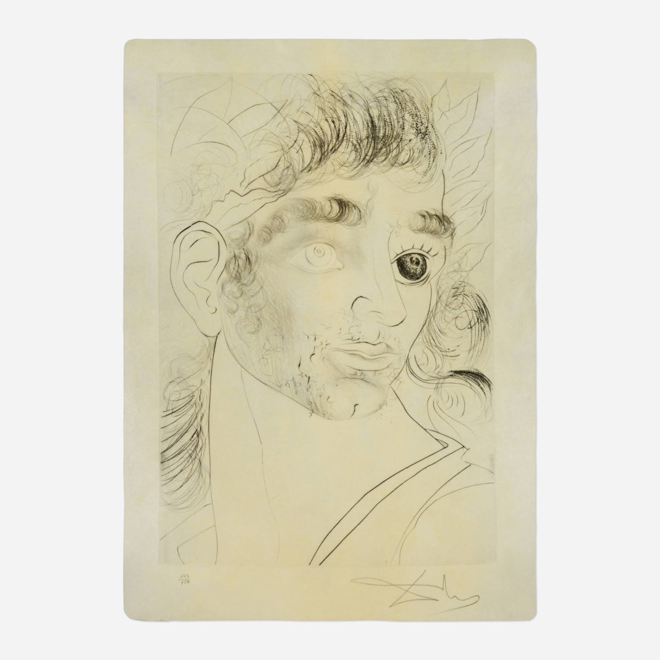 Comment sont ses yeux? (from the Roi, je t'attends à Babylone suite) by Salvador Dali
