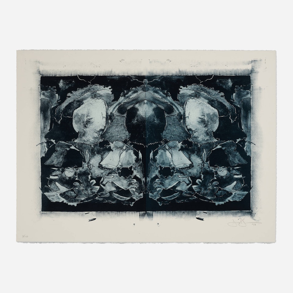 After Holbein by Jasper Johns