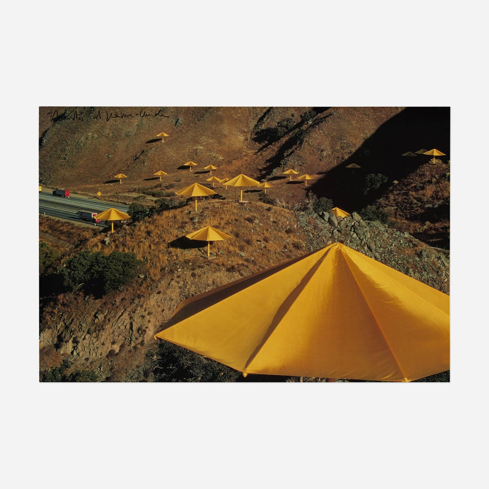 The Umbrellas, Japan - USA, 1984-91 by Christo