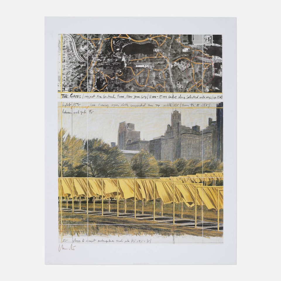 The Gates, Project for Central Park, New York City, 1992 by Christo