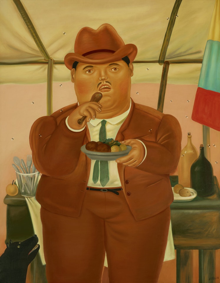 Man Eating by Fernando Botero