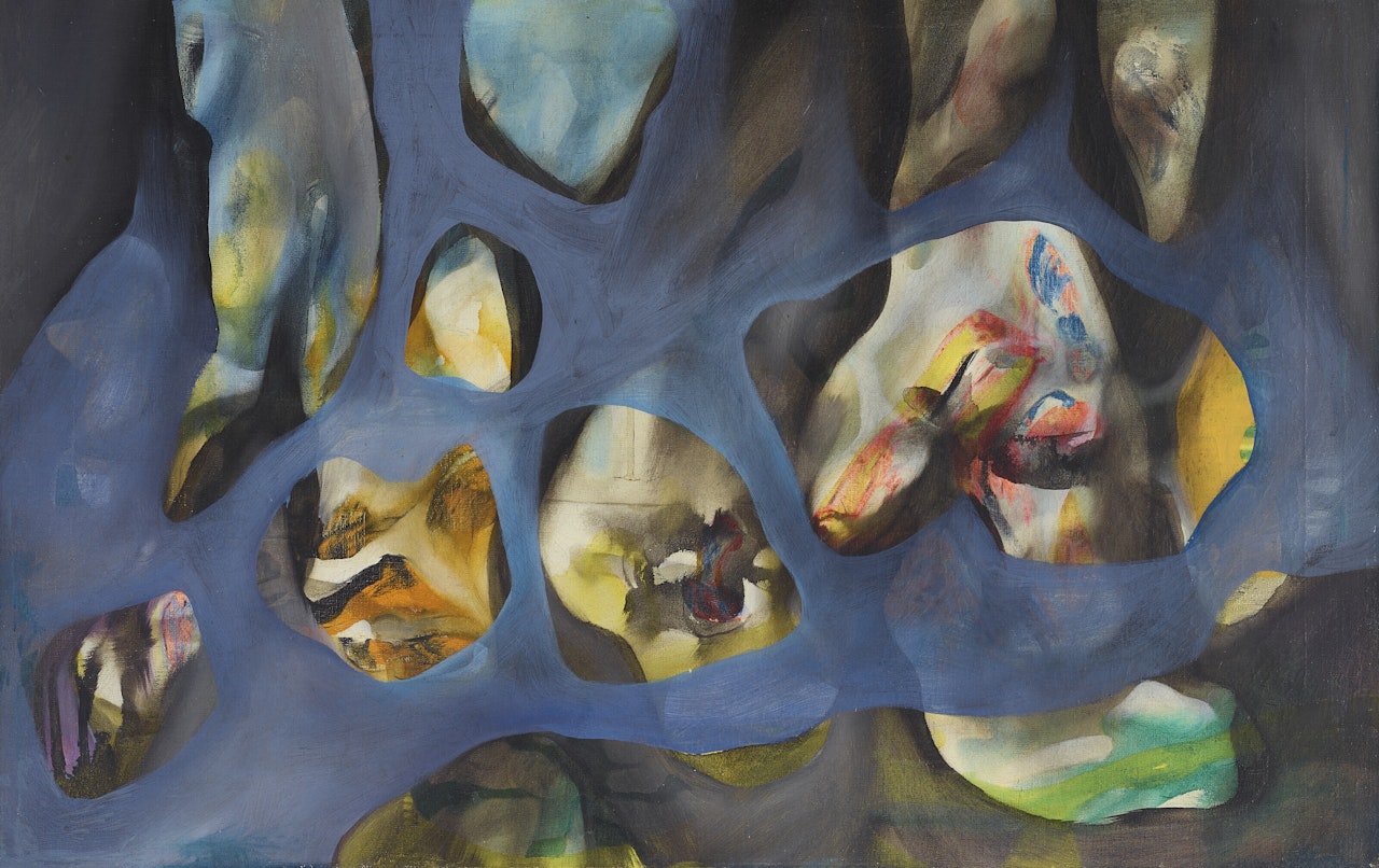 Yennes, l'évitation in blue by Roberto Matta
