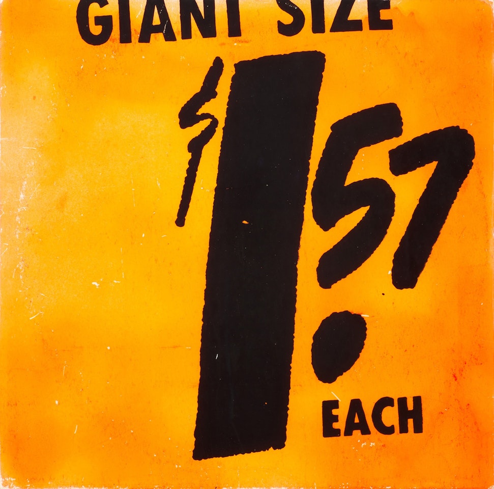 $1.57 Giant Size by Andy Warhol