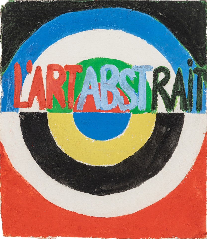 Projet de Couverture pour "L'Art Abstrait by Sonia Delaunay