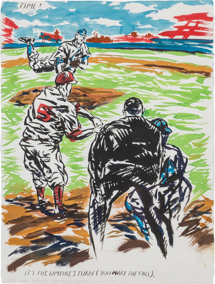 Untitled (Time! It's the) by Raymond Pettibon