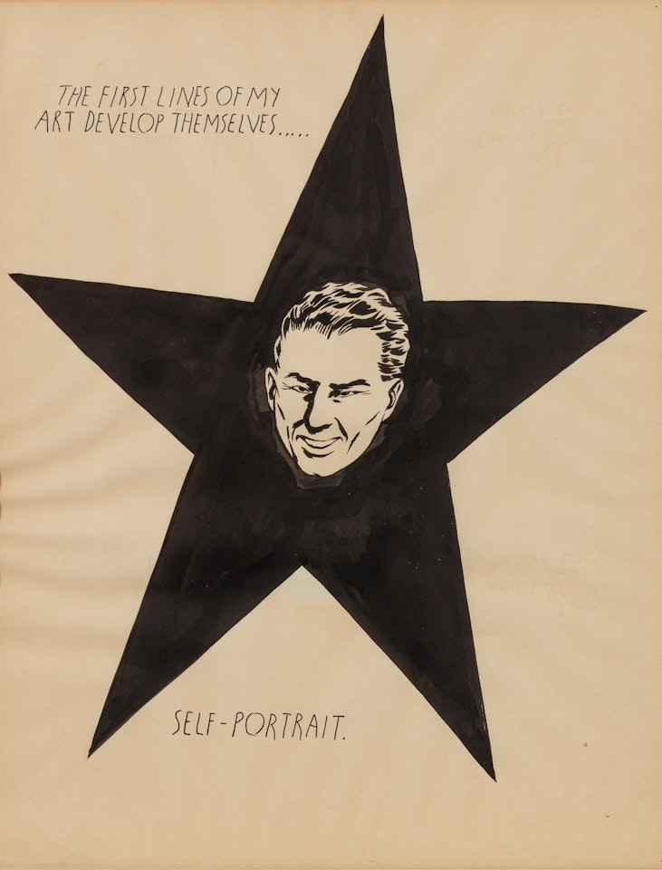 Self-portrait by Raymond Pettibon