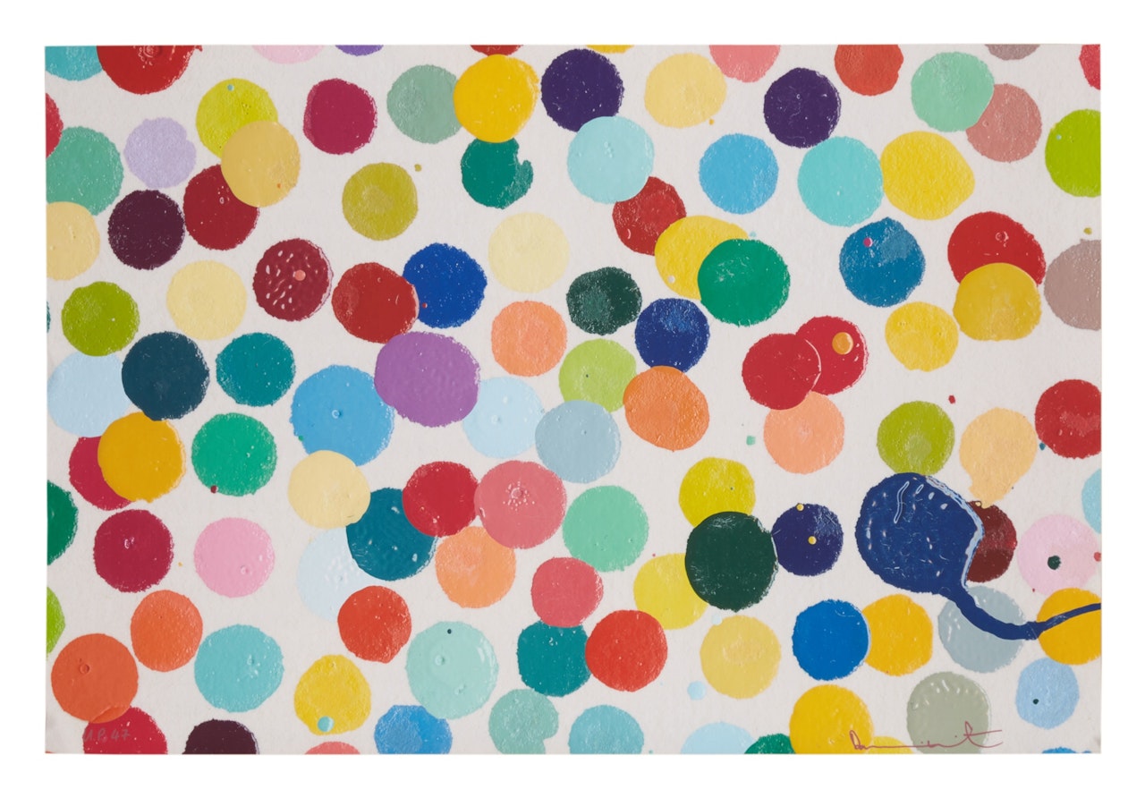 The Currency Unique Print (H11) by Damien Hirst