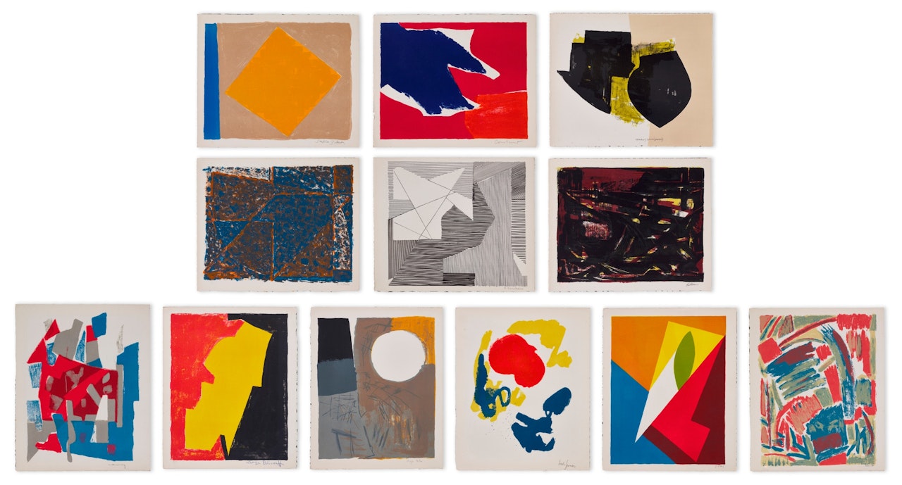 Douze lithographies originales en couleurs by Various Artists