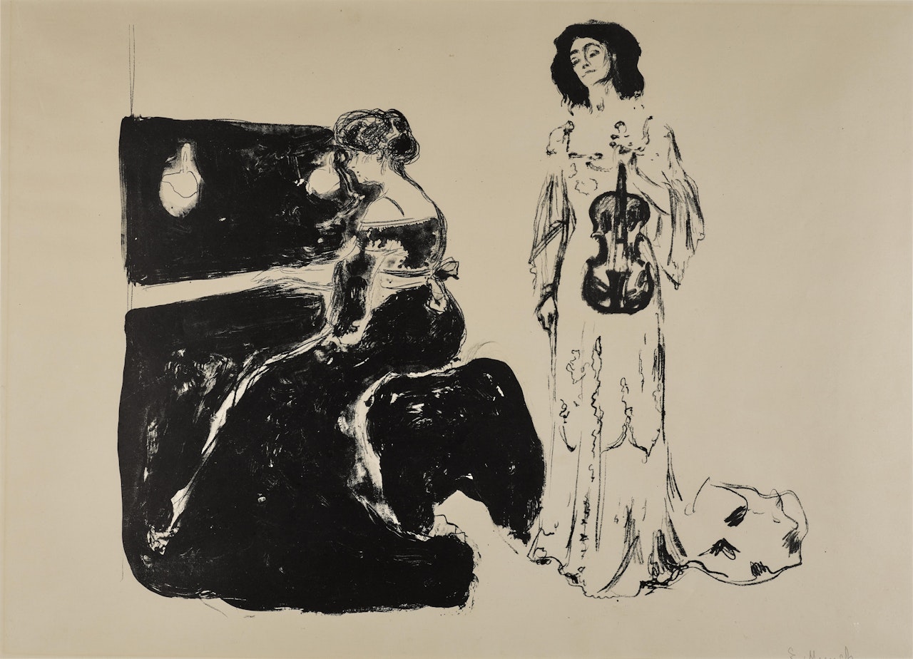 Violin Concert by Edvard Munch