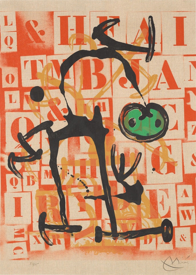 Le Lettré - Vert by Joan Miró