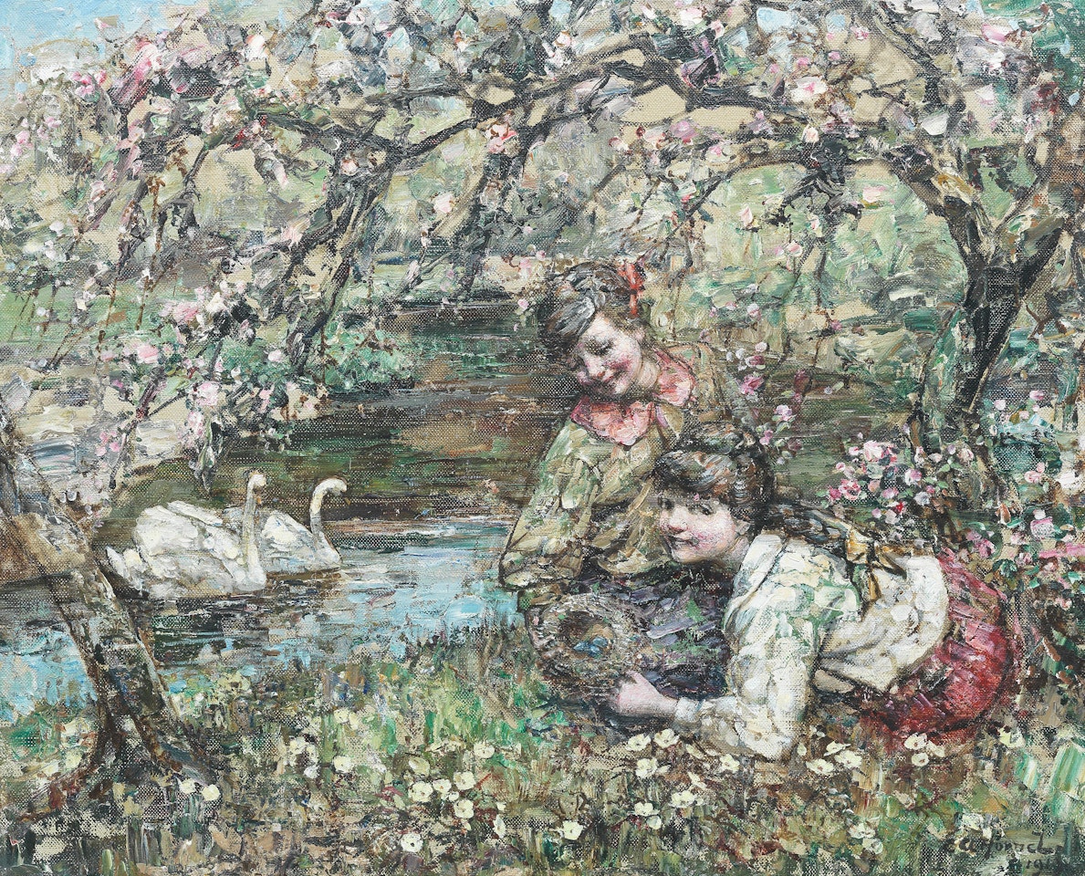 The Birds Nest by Edward Atkinson Hornel