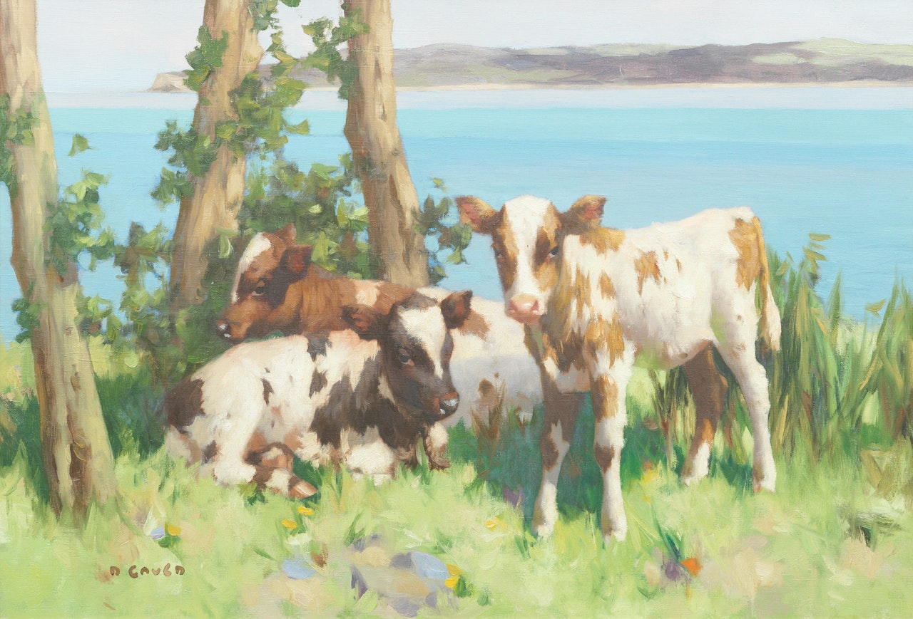 Three Calves by David Gauld