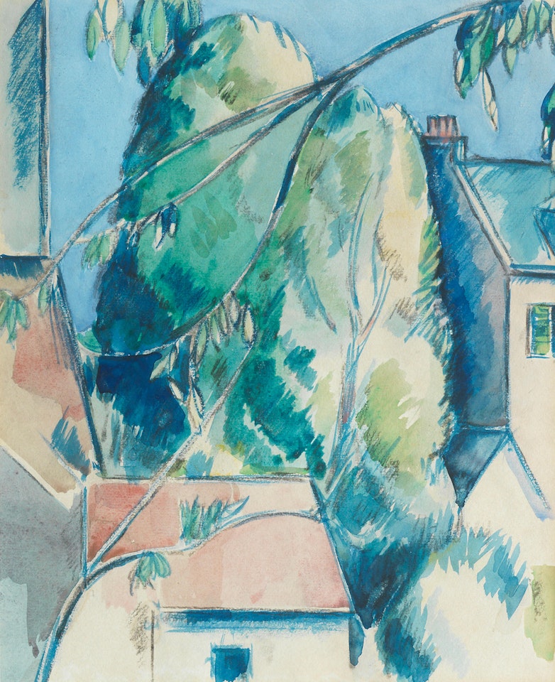 Rooftops, France by John Duncan Fergusson