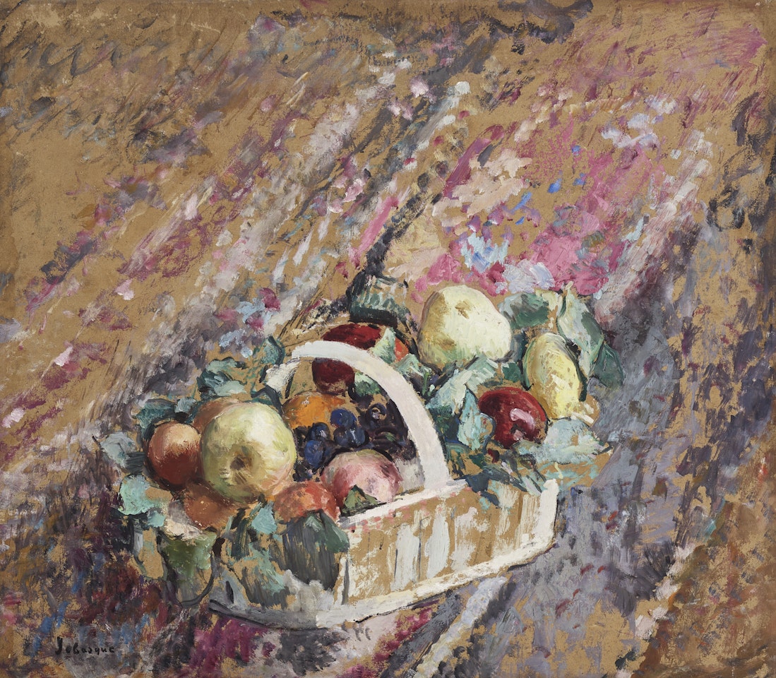 Nature morte au panier de fruits by Henri Lebasque