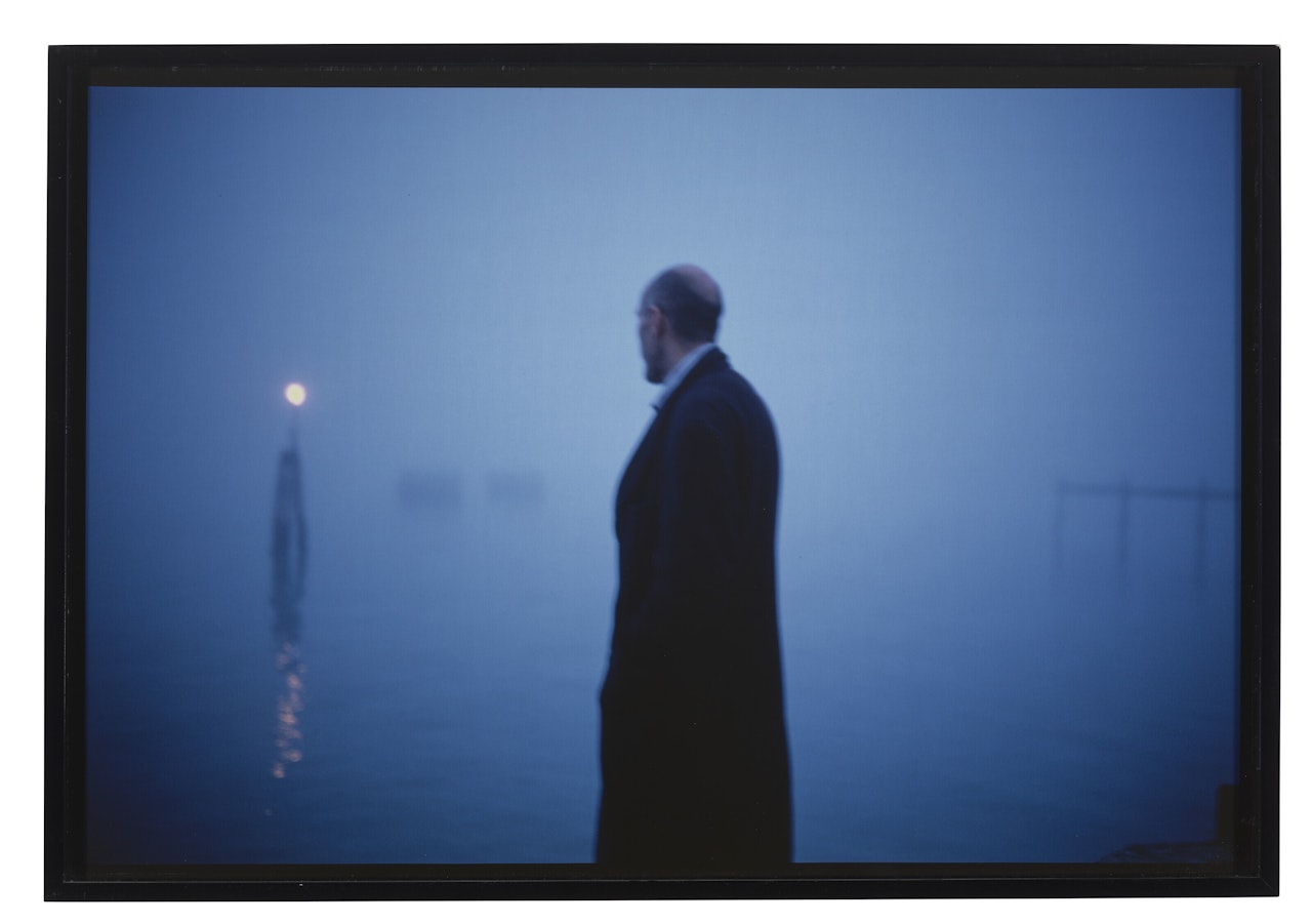 Guido on the dock, Venice by Nan Goldin