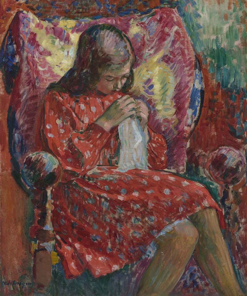 La petite couseuse by Henri Lebasque