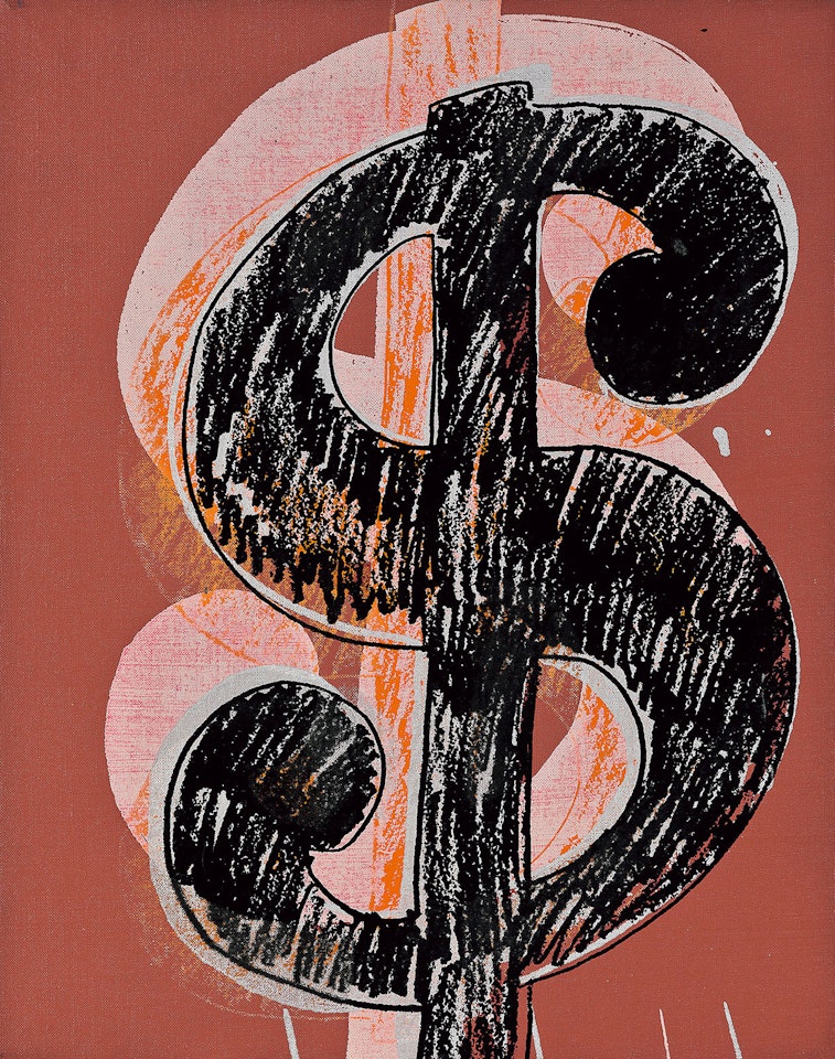 Dollar Sign by Andy Warhol