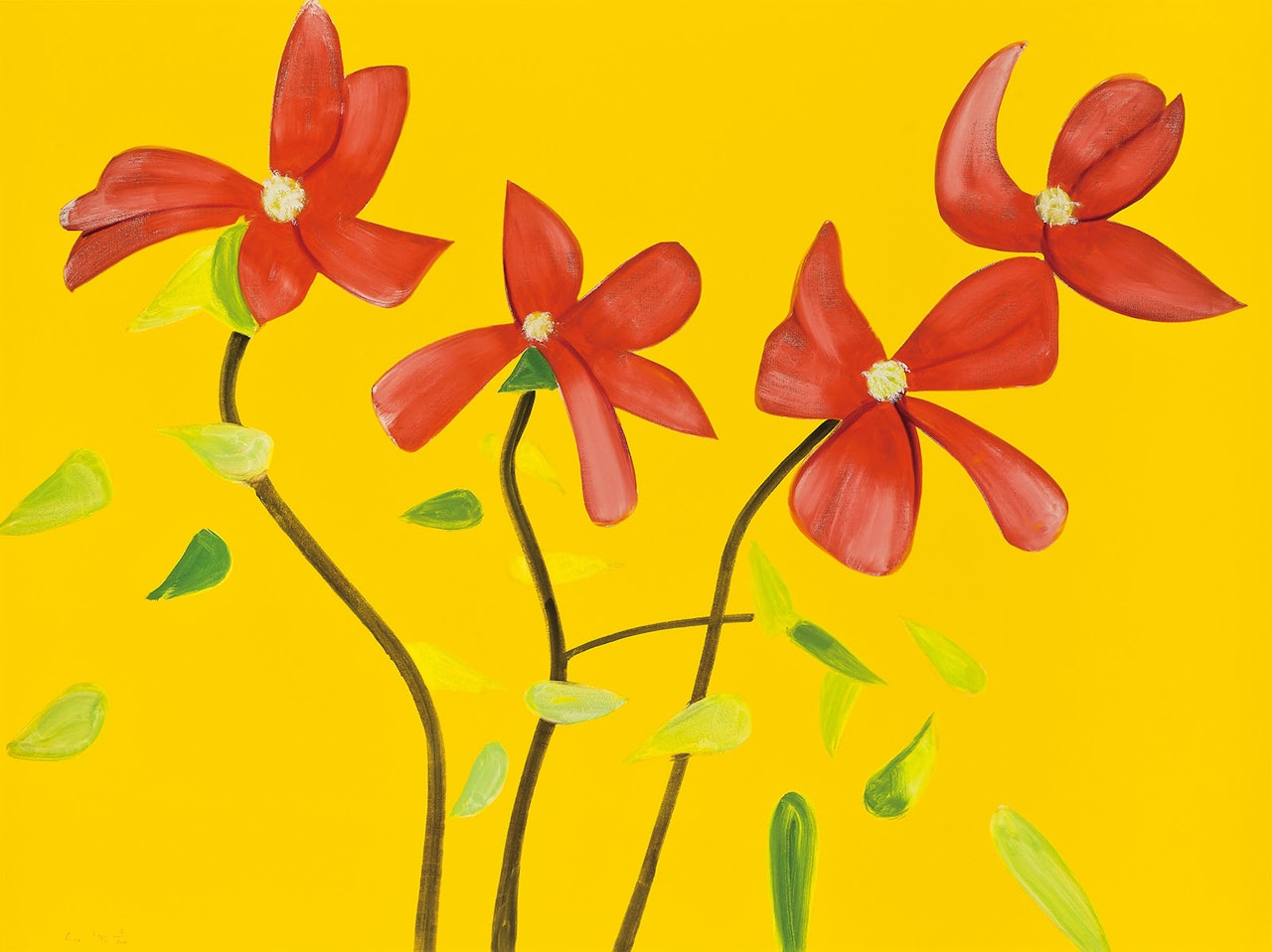 Red Dogwood 1 by Alex Katz