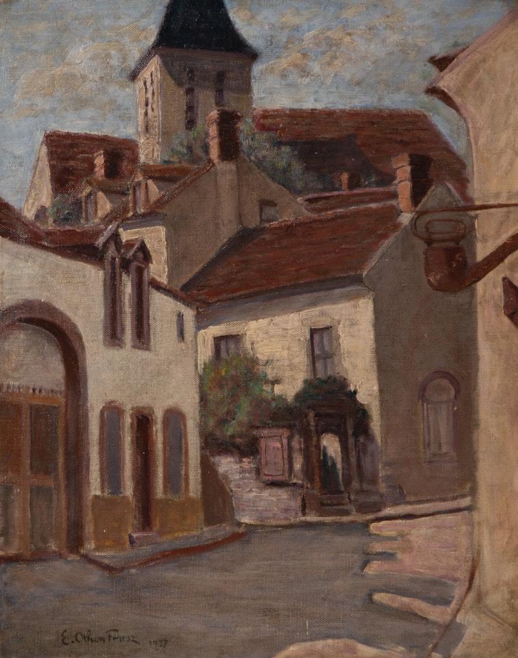 A Village Street by Othon Friesz
