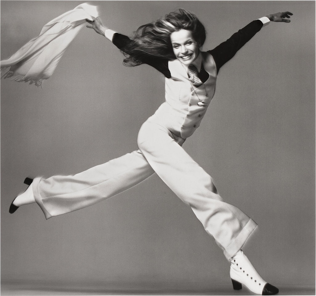 Veruschka, Suit by Anthony Arland, New York Studio, March 1972 by Richard Avedon