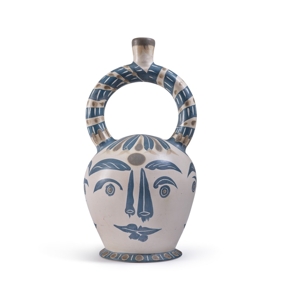 Vase aztèque aux quatre visages (A. R. 402) by Pablo Picasso