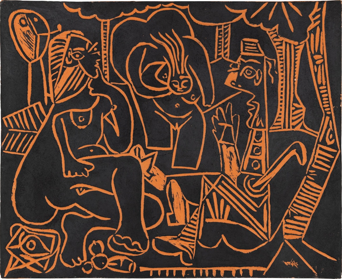 Le Déjeuner sur l’herbe (A. R. 517) by Pablo Picasso