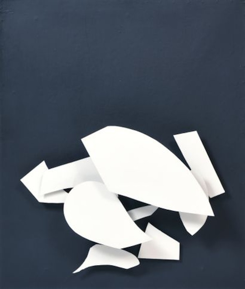TNT 114; SERIES: RELIEF WHITE ON BLACK by Jean Tinguely