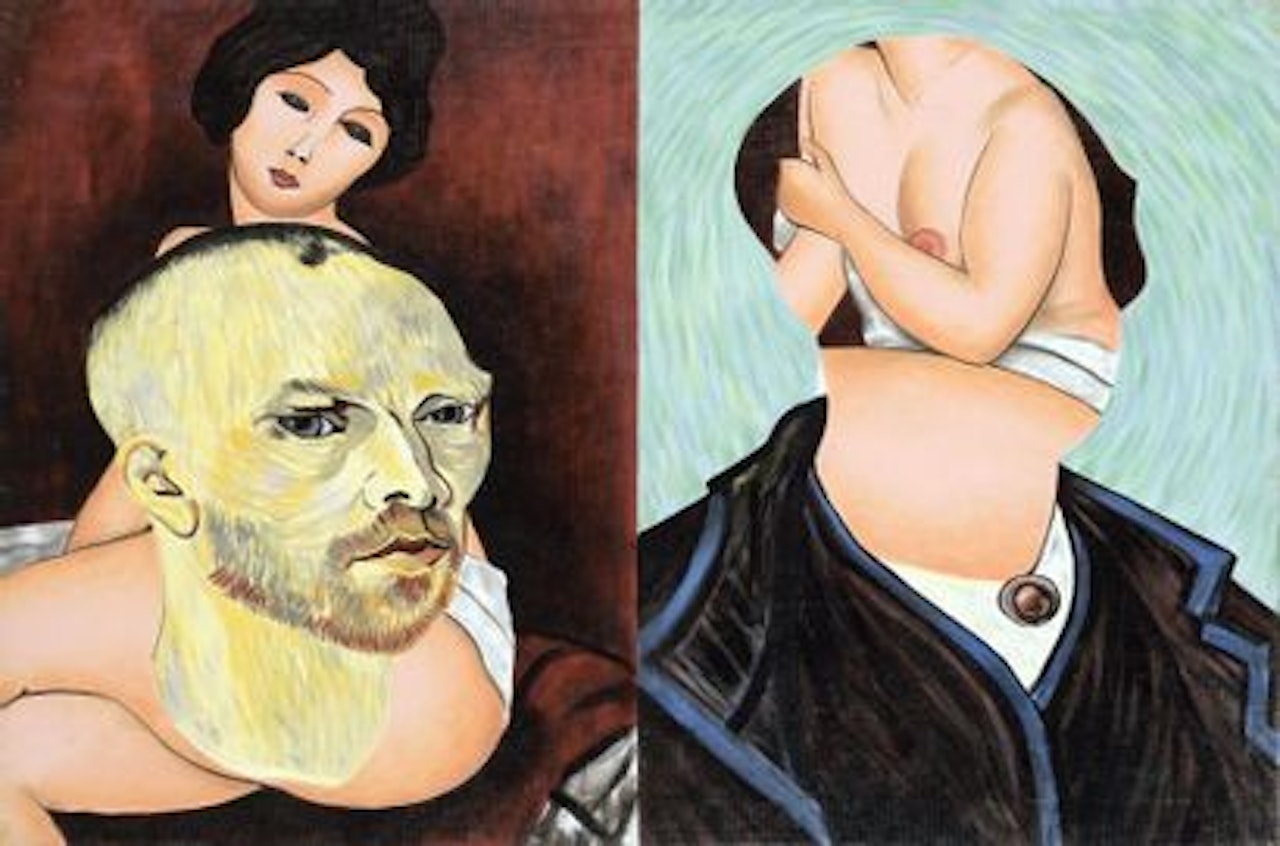 DEDICATED TO MODIGLIANI; (VAN GOGH-MODIGLIANI SERIES) by Erro