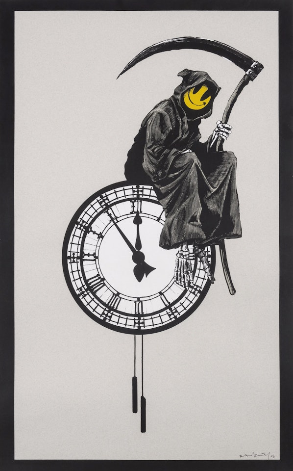 Grin Reaper (Signed) by Banksy