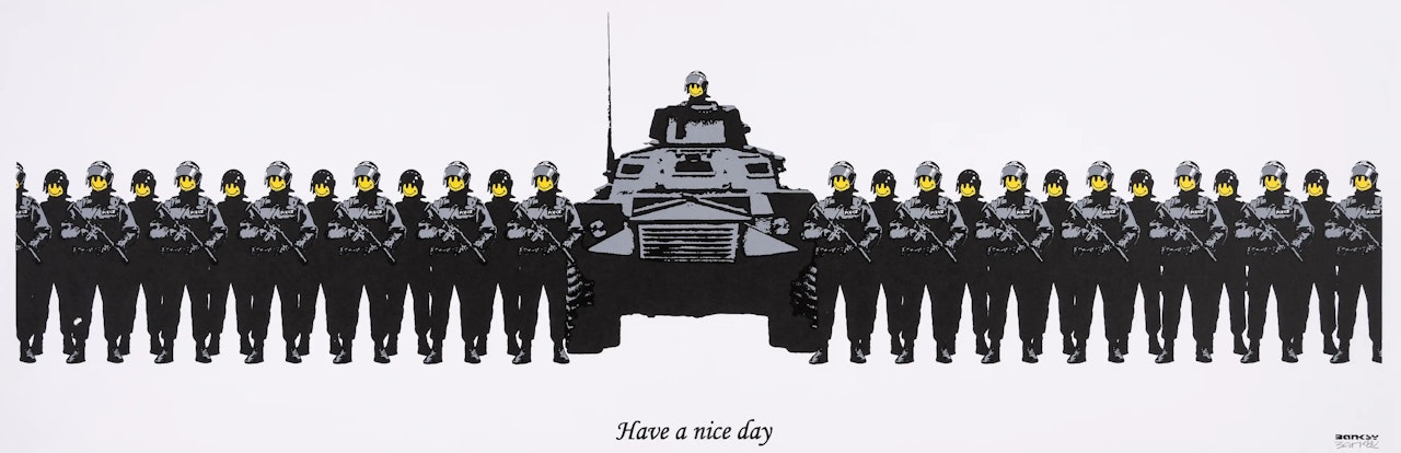 Have a Nice Day (Anarchist Book Fair) (Signed) by Banksy