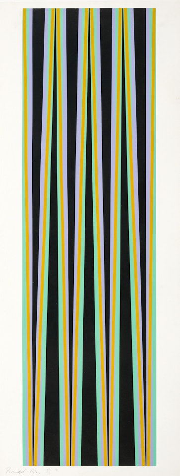 Untitled (Elongated Triangles 6) (Tommasini & Gubay 15) by Bridget Riley