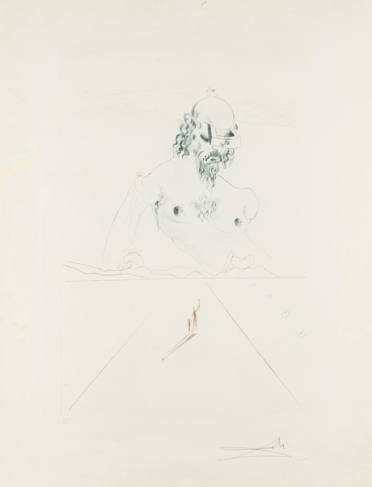 Le Colosse, from Aurelia (Field 72-5B; M&L 565b) by Salvador Dali