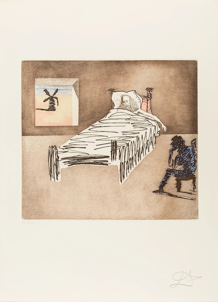 Le legacy, from Historia de Don Quichotte de la Mancha (Field 80-1N) by Salvador Dali