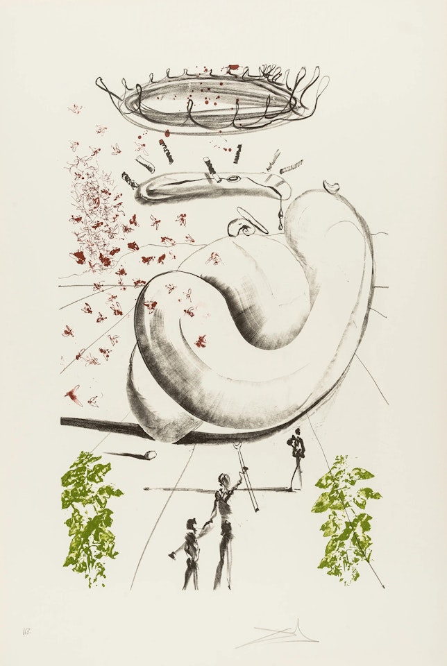 Moscas, from Colibri (Field 73-5 B) by Salvador Dali