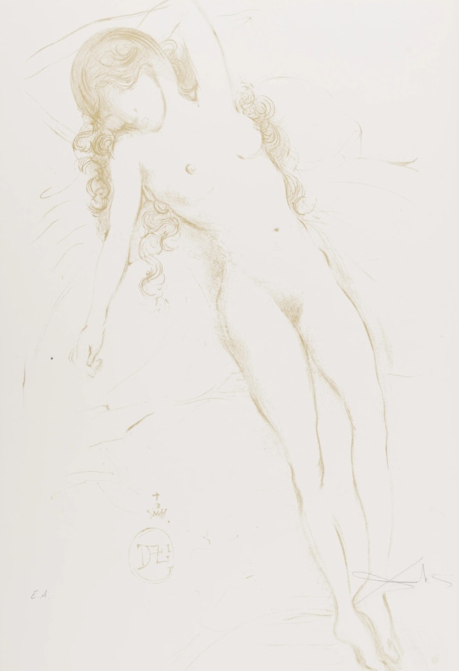 Nu du bras levé, from Nudes (Field 70-8-D; see M&L 1374) by Salvador Dali
