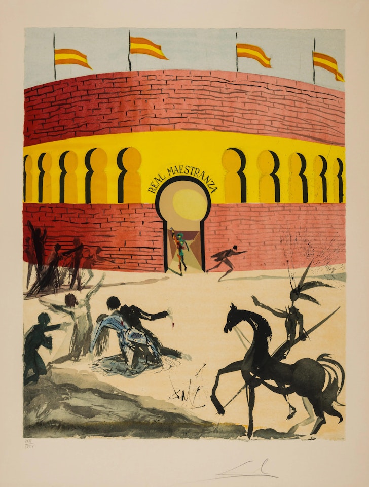 Carmen"s Death, from Carmen (Field 70-1-Y; M&L 1328b) by Salvador Dali